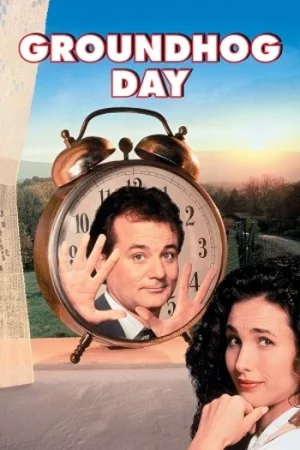 Download Groundhog Day (1993) Dual Audio {Hindi-English} REMASTERED BluRay 480p [330MB] | 720p [1.1GB] | 1080p [2.5GB]